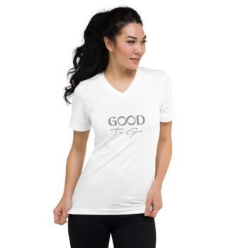 Women Short Sleeve V-Neck T-Shirt - G∞D to Go