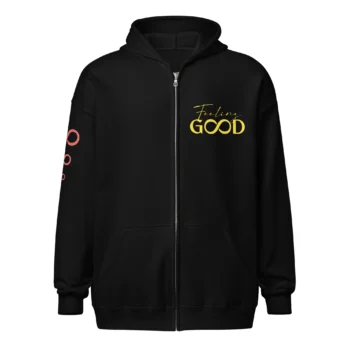 Feeling G∞D Y - Unisex heavy blend zip hoodie