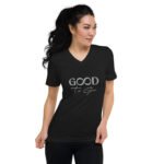 G∞D to Go - Women Short Sleeve V-Neck T-Shirt