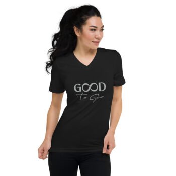 G∞D to Go - Women Short Sleeve V-Neck T-Shirt